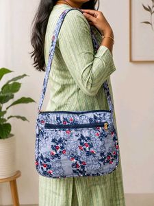 Floral Print Sling Bag