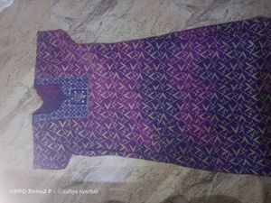 Purple Printed Nightgown
