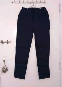 Stylish Navy Blue Casual Pants