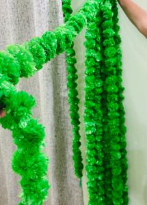 artificial fluffy marigold garland