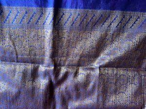 Red and Blue saree