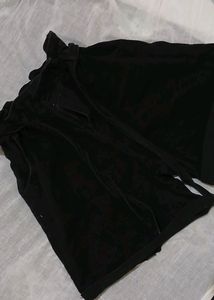 Wavelength Paperbag Black Shorts