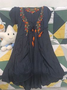 Embroidered Tunic Dress