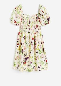 H&amp;M Puff-sleeved Dress