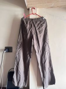 Oyster Brown Cargo Pants