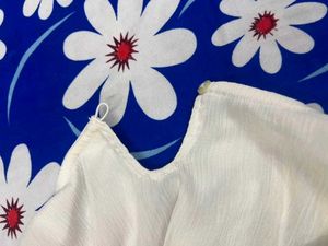 Embroidered kaftan Top with Butterfly Sleeves
