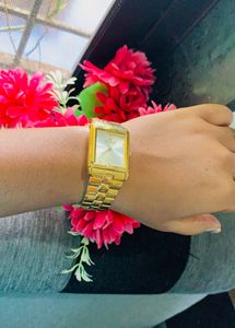 TITAN Golden Watch