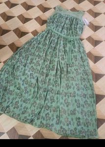 bust 44 Elegant Floral Print Maxi Dress