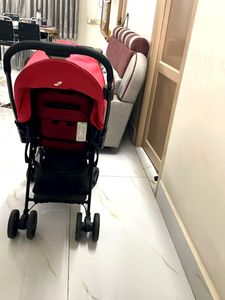 Red Baby Stroller
