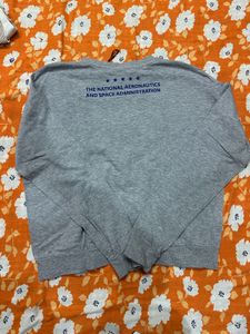 NASA Graphic Crewneck Sweatshirt