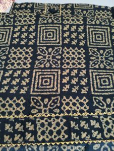 Beautiful Printed Navy Blue Suit