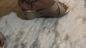 Sparkly Wedge Sandals