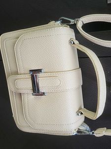 Stylish Beige Crossbody Handbag