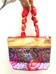 Elegant Silk Handbag