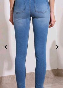 SHEIN Ripped Knee Skinny Jeans