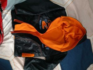 reversible Boys Black &amp; Orange Jacket