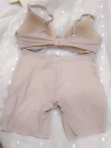 Comfortable bra with shapewear set