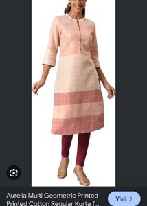 Stylish Geometric Print Kurta with plazzo