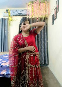 Bridal Red Lehenga +Choli Set