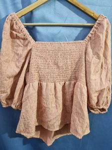 Only Elegant Pink Long Sleeve Top