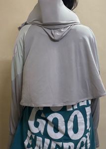 Stylish Pastel Color Block Hoodie