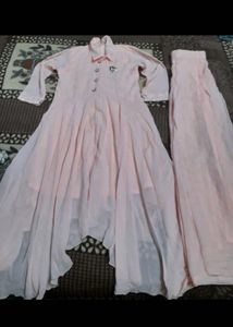 Elegant Pink Kurta Set with plazo