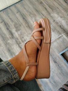 JM looks Pink Wedge sandal