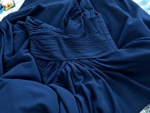Elegant Navy Blue Maxi Dress