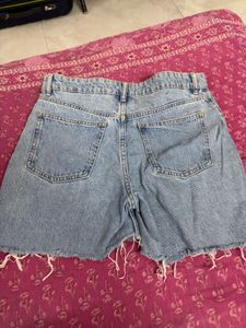 Light Wash Denim Shorts