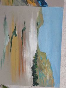 Poster Colour On Paper