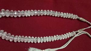 Elegant real quartz Necklace with Tassel