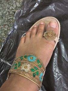 Embellished Flat Sandals for Women