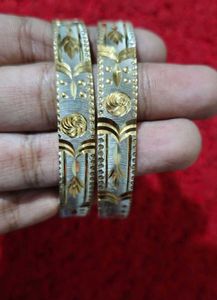 Elegant Gold & Silver Bangles