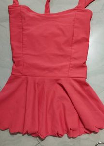 Criss Cross Back Swim Top