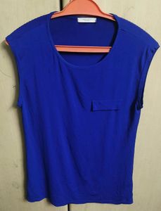 Blue Pocket Tee