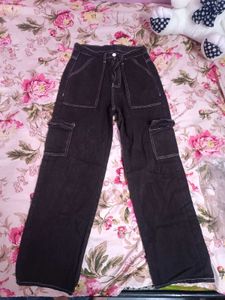 Pack of 2 Stylish Dark Wash Cargo Jeans