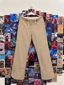 Khaki Wide Leg Pants