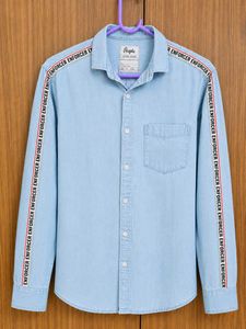 Men's Light Blue Denim Shirt