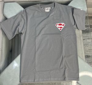 Men's Grey Superman Logo T-Shirt M SIZE