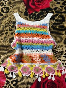 Boho Crochet Tank Top