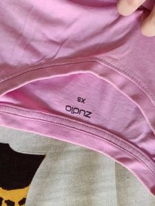 2 PINK CROP TEES