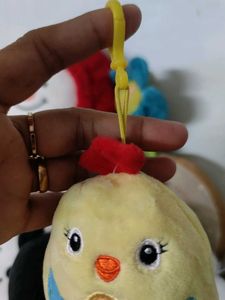 Cute Chick Plush Toy Keychain