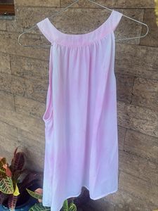 Tie dye White Pink Halter top
