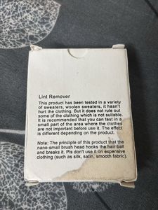 Lint Removal