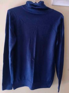Navy Turtleneck Sweater