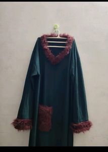 Green Full sleeve Night Wear for women