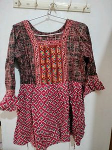 Kutchi work Peplum