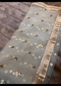 Elegant Sequined Kurta Set with Dupatta