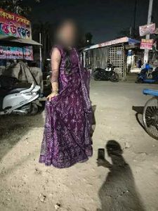 Elegant Purple Embroidered Lehenga Choli