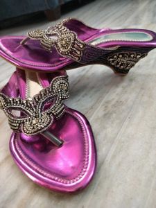 Partywear Purple Sandal